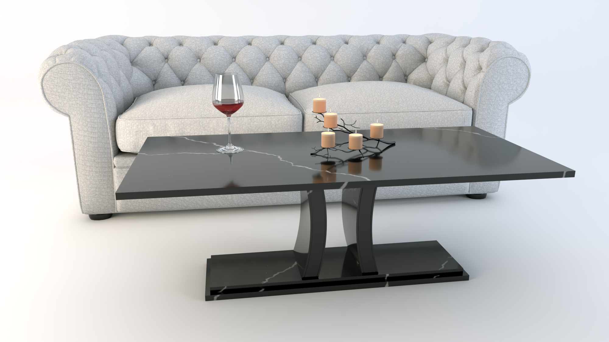 Verona Quartz Coffee Table