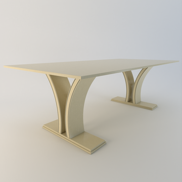 Verona Quartz Dining Table