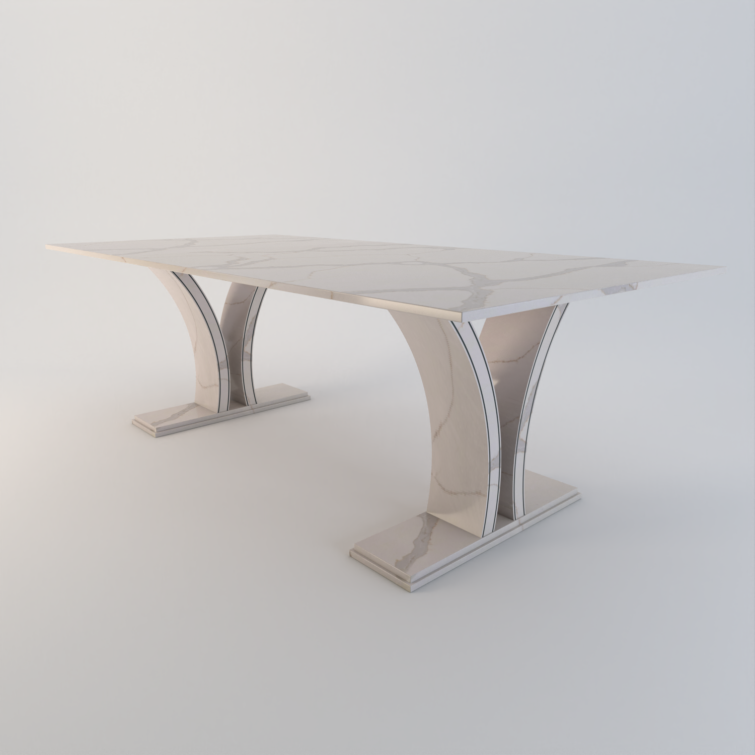 Verona Quartz Dining Table