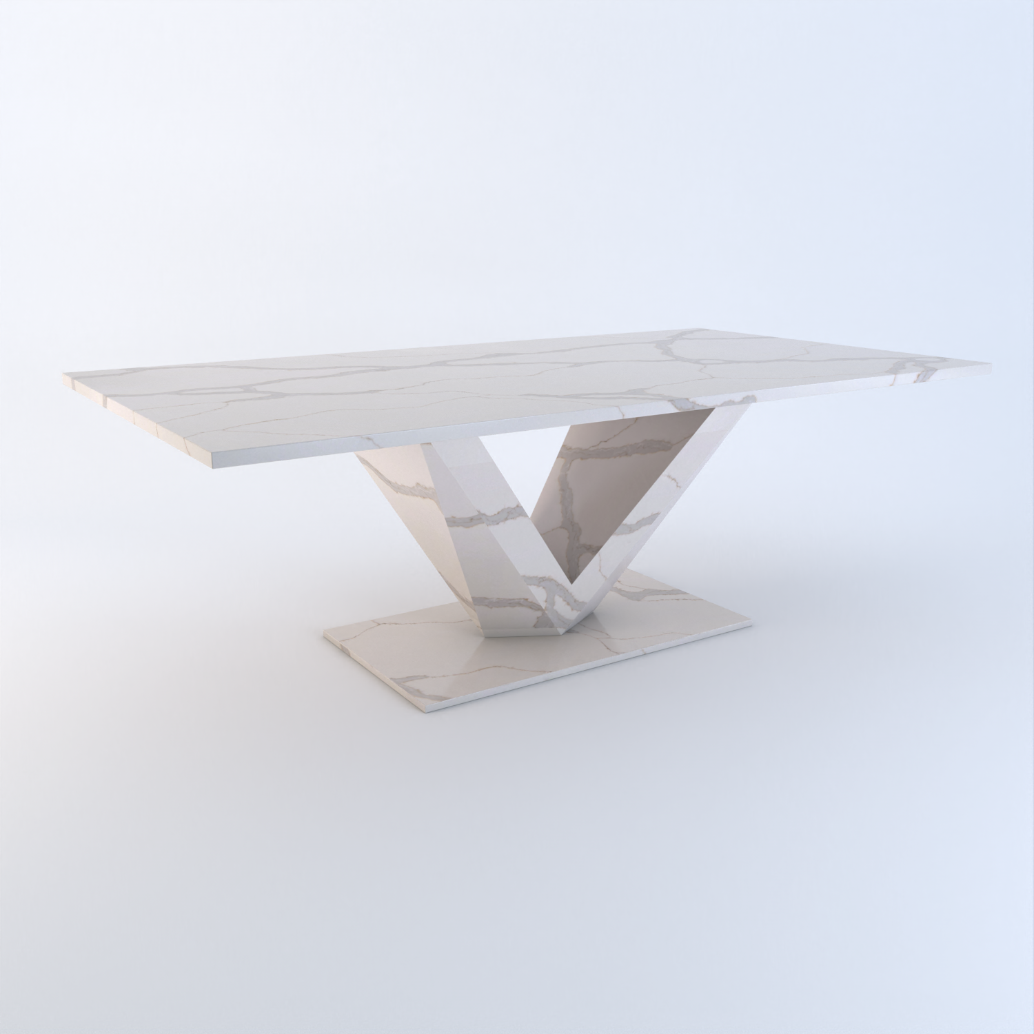 Vittoria Quartz Dining Table