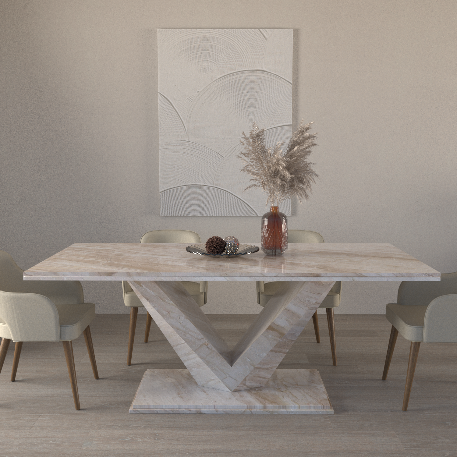 Vittoria Marble Dining Table