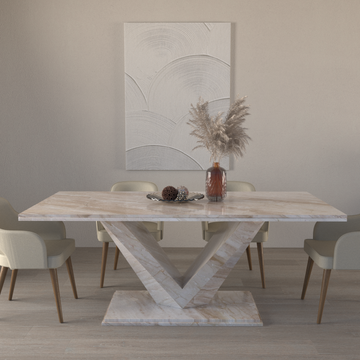 Vittoria Marble Dining Table