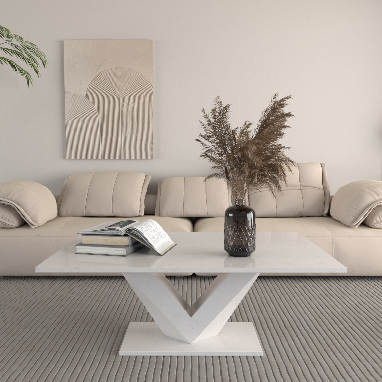 Vittoria Quartz Coffee Table