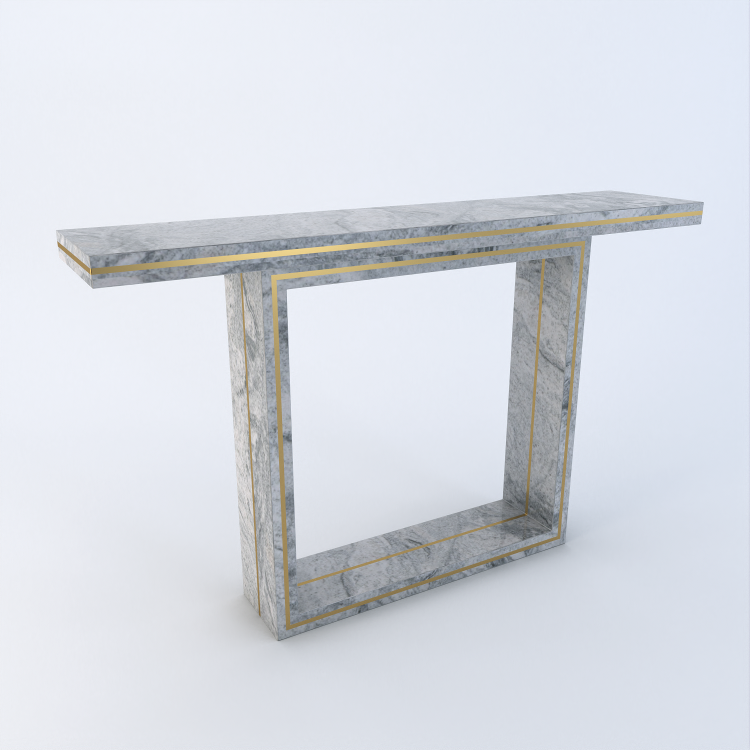 Aria Granite Console Table