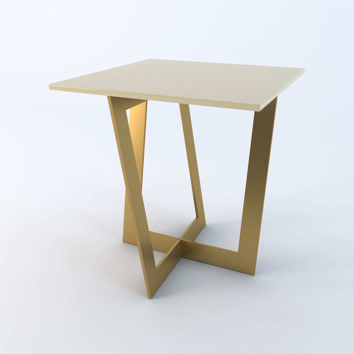 Capri Quartz Side Table