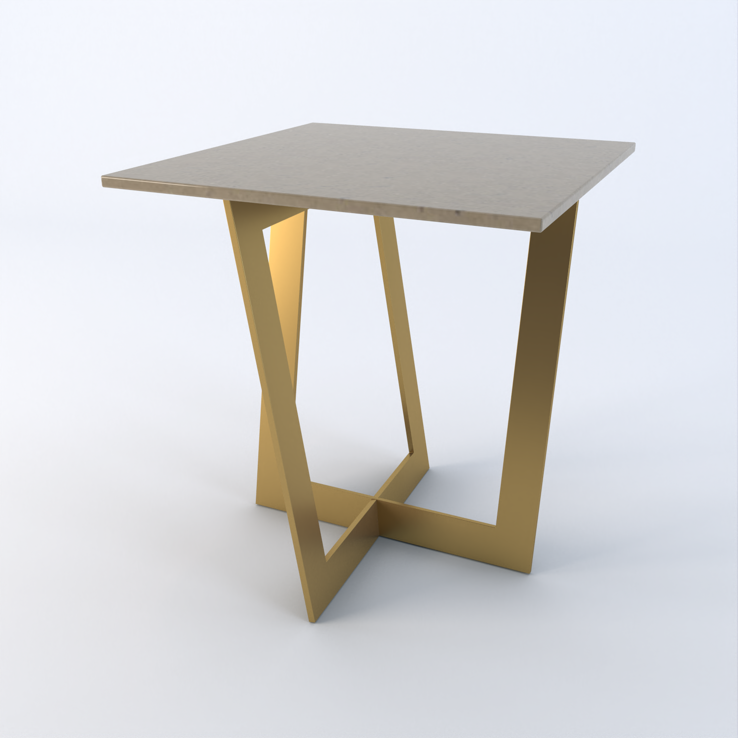 Capri Quartz Side Table