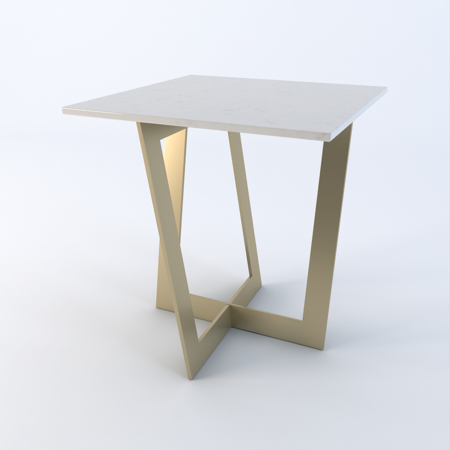 Capri Quartz Side Table