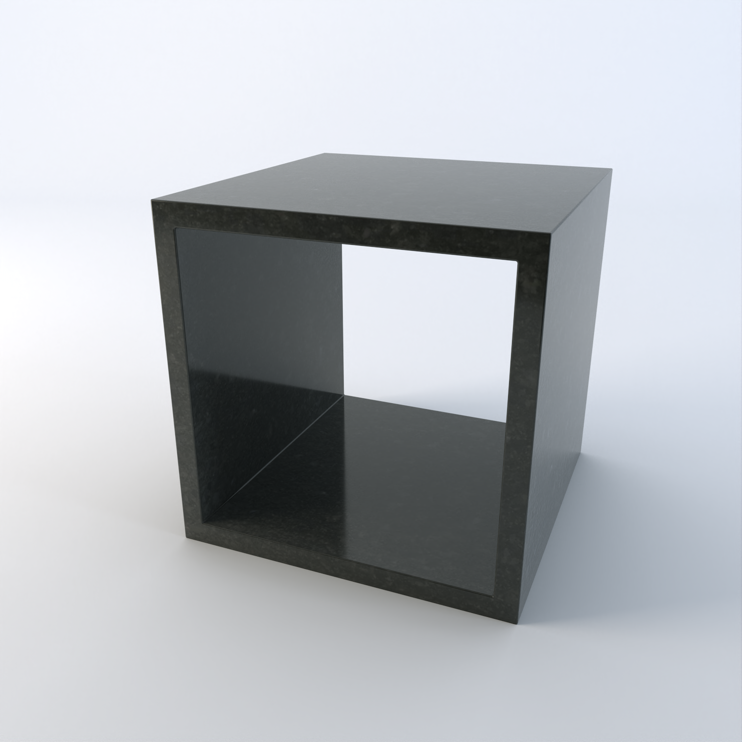 Cubo Granite Side Table