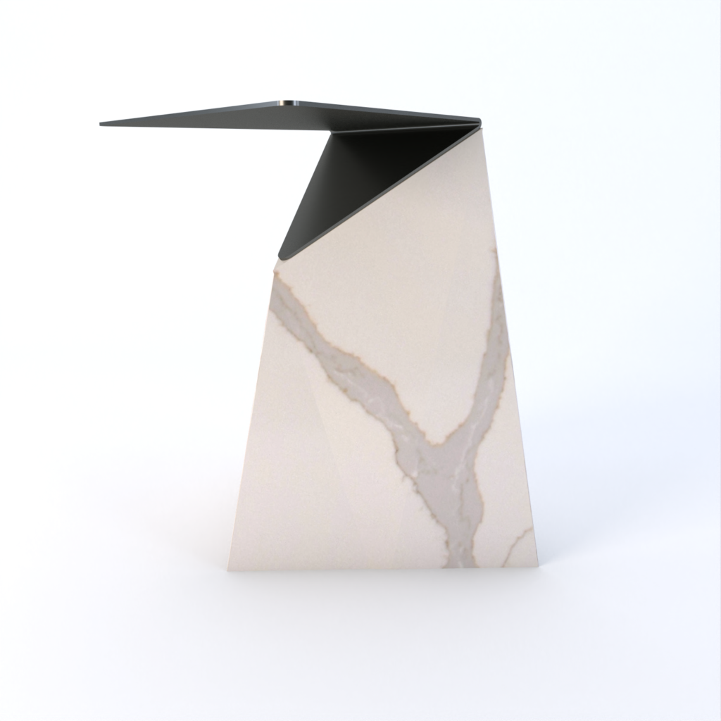 Delta Quartz Side Table