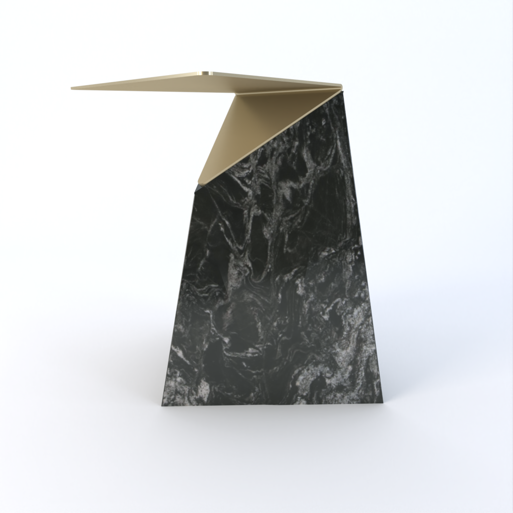 Delta Granite Side Table