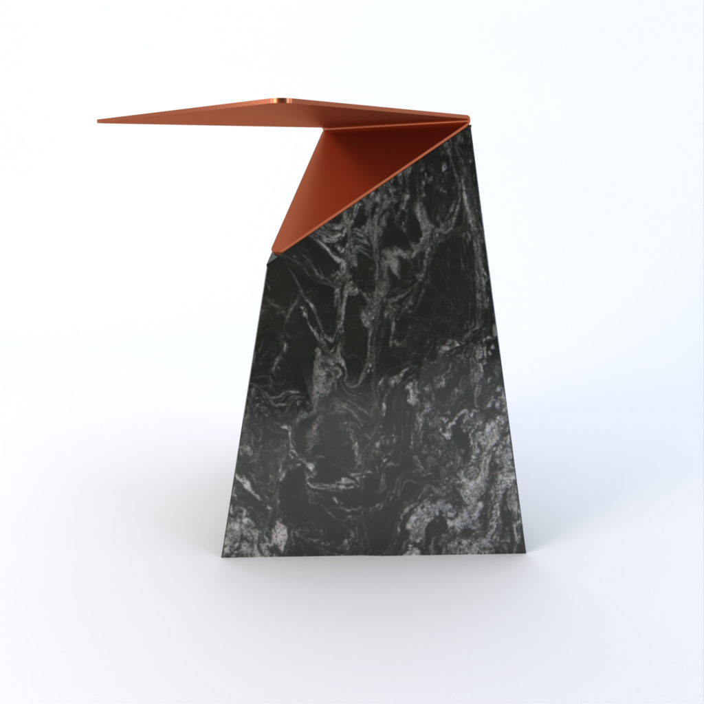 Delta Granite Side Table