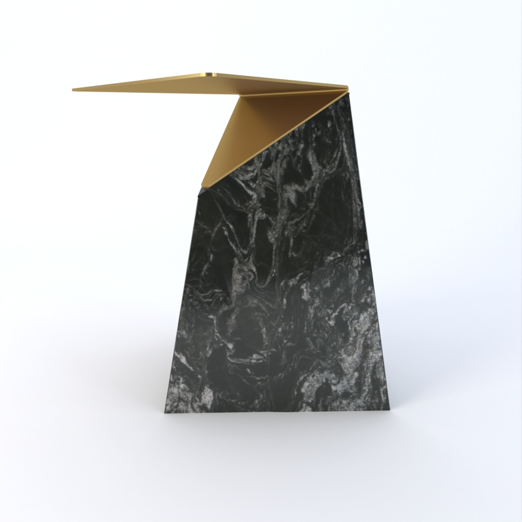 Delta Granite Side Table