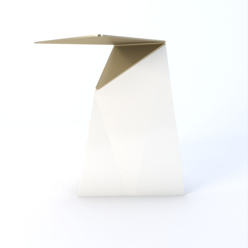 Delta Quartz Side Table
