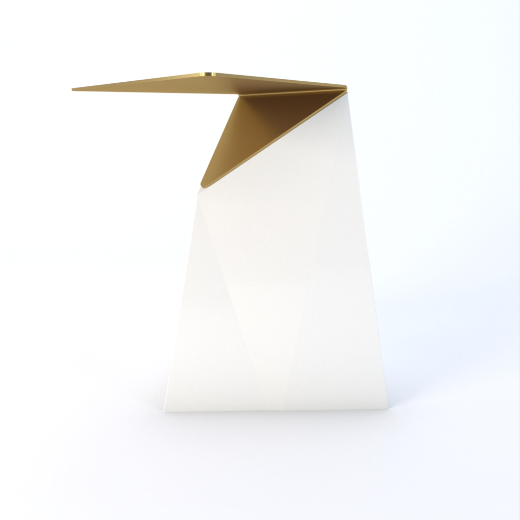 Delta Quartz Side Table