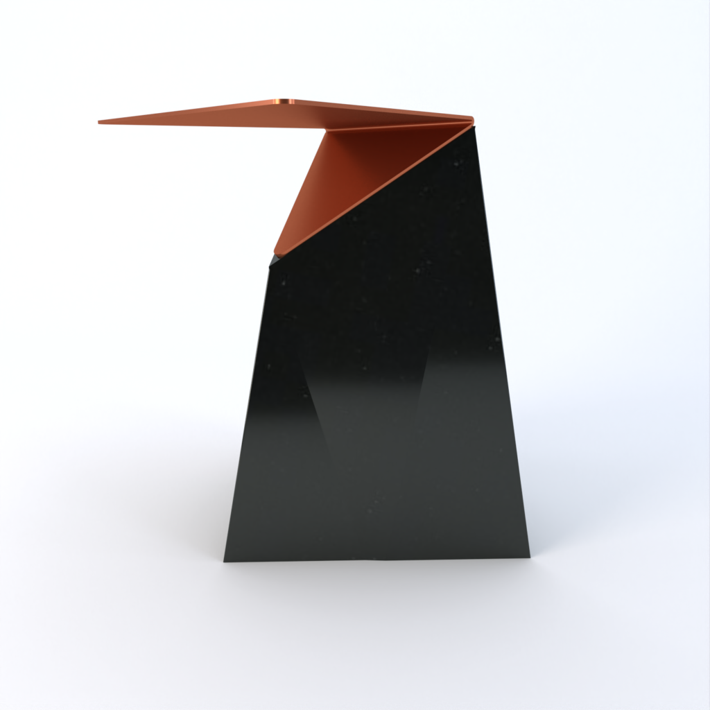 Delta Granite Side Table