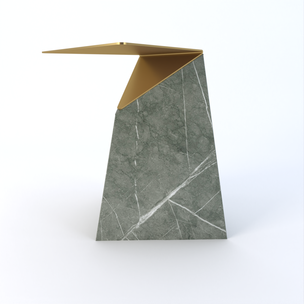 Delta Quartz Side Table