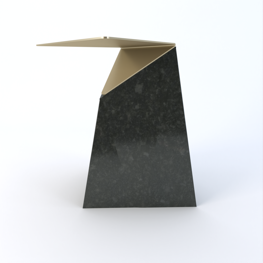 Delta Granite Side Table