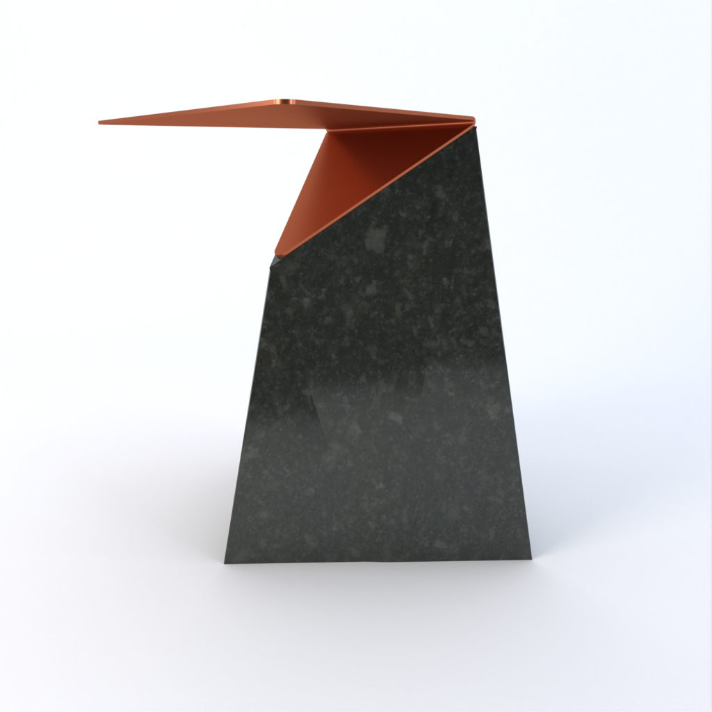 Delta Granite Side Table