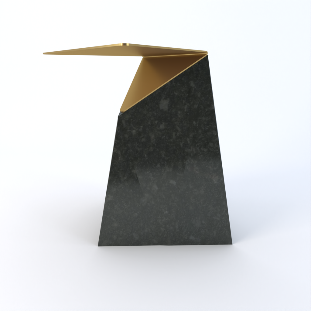 Delta Granite Side Table