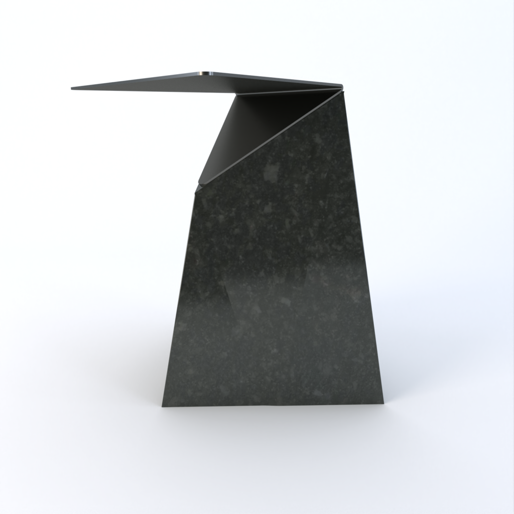 Delta Granite Side Table