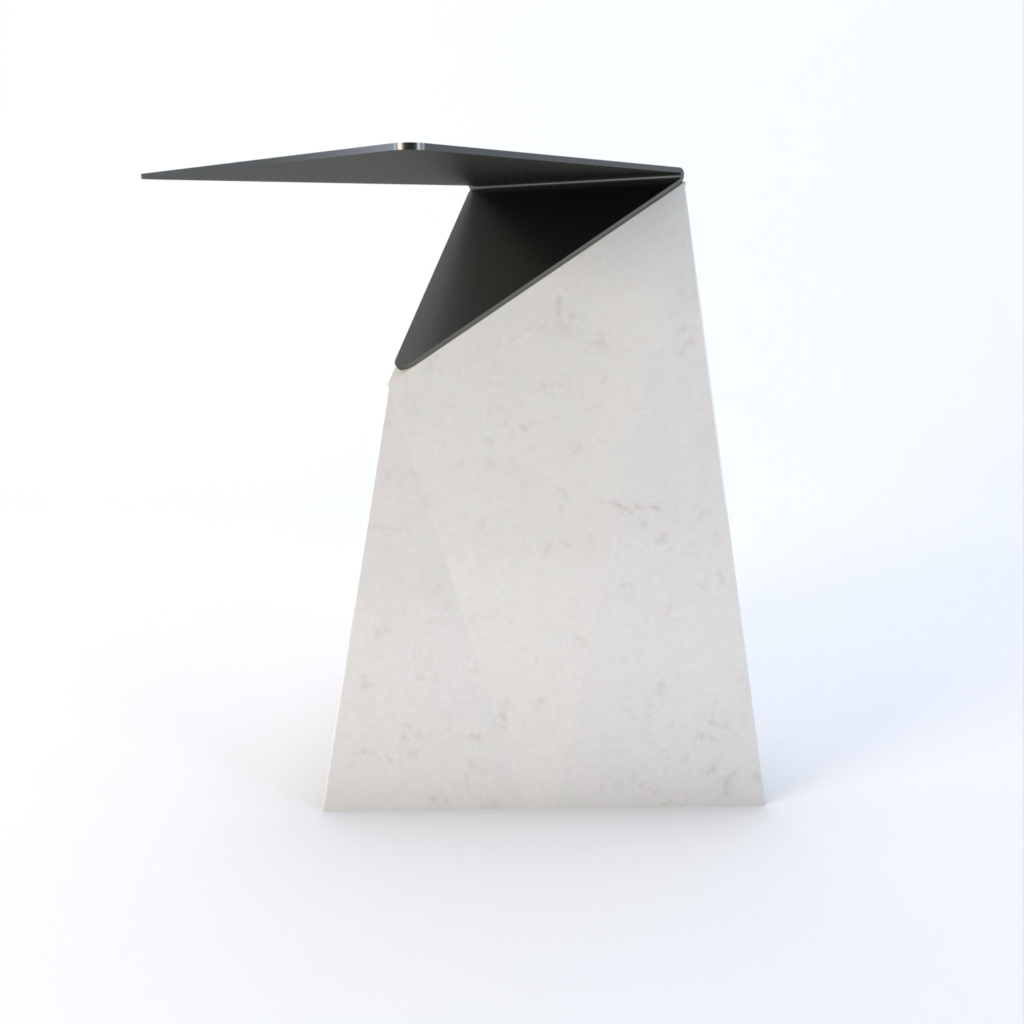 Delta Quartz Side Table