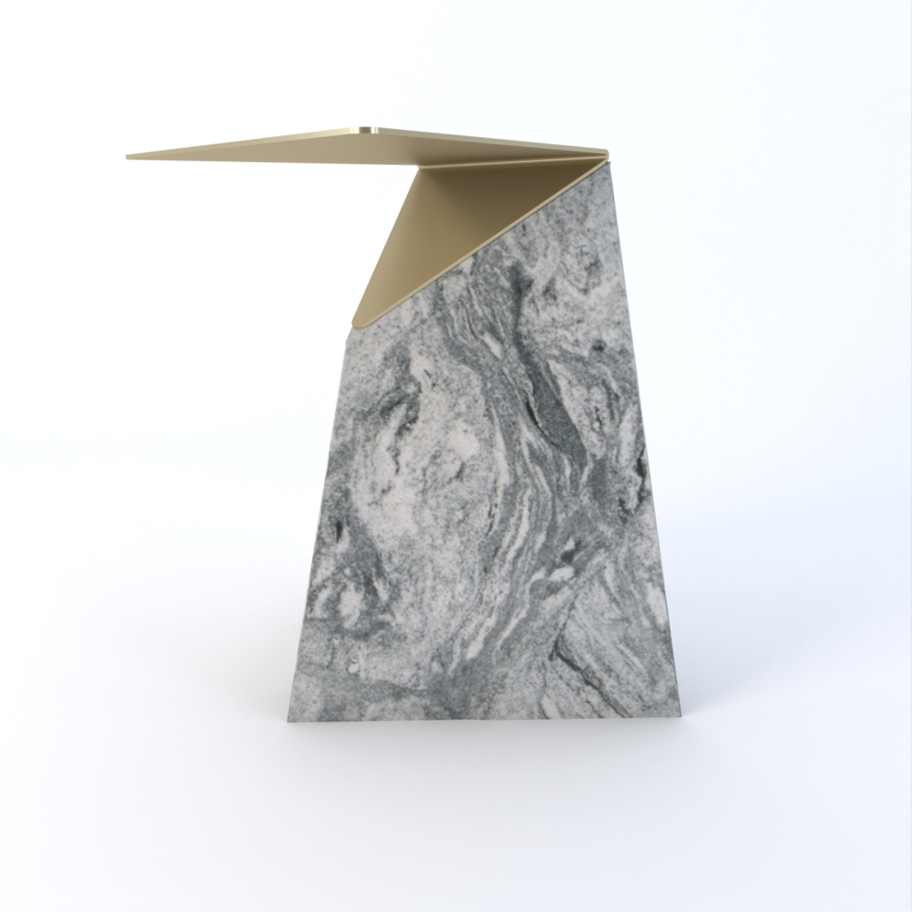 Delta Granite Side Table