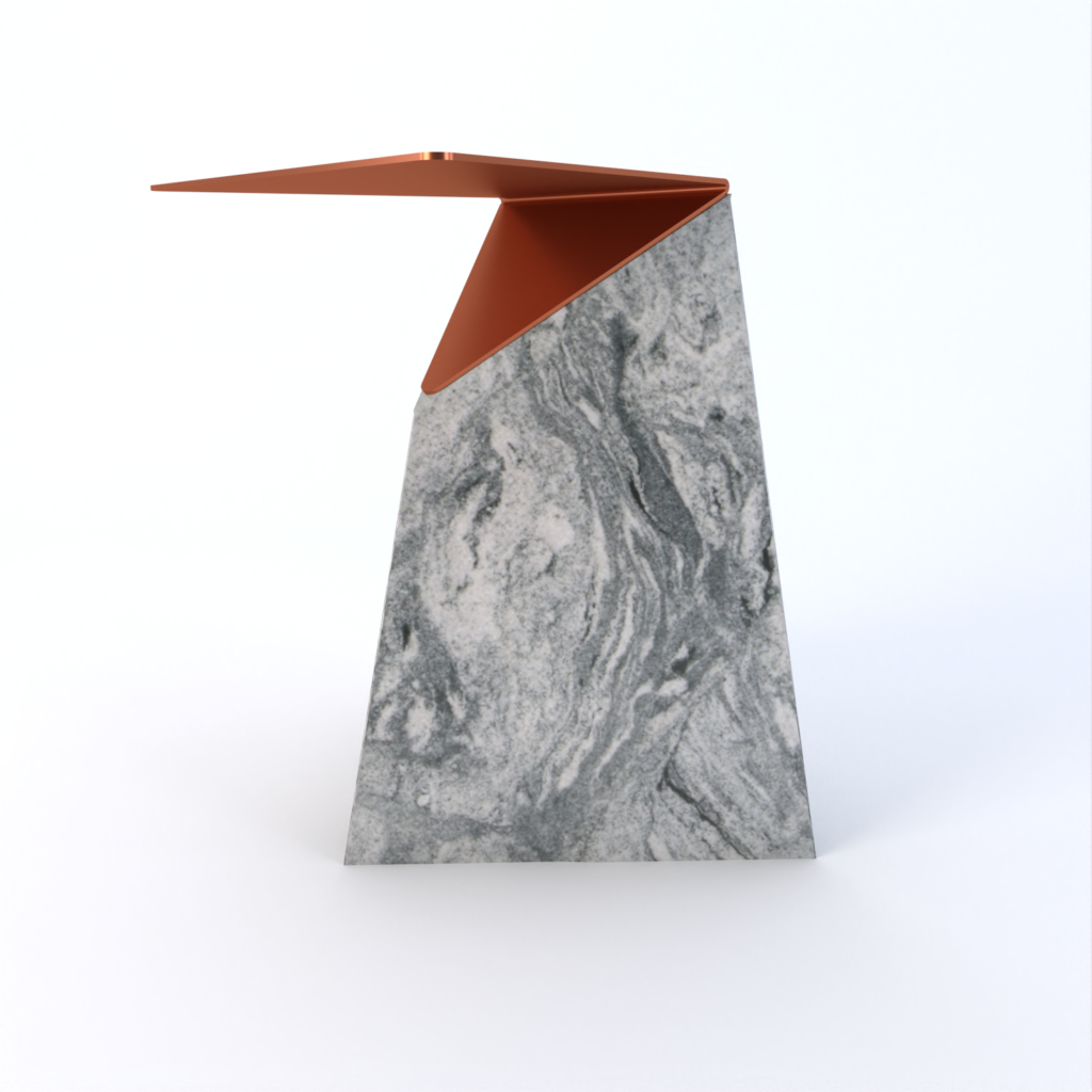 Delta Granite Side Table