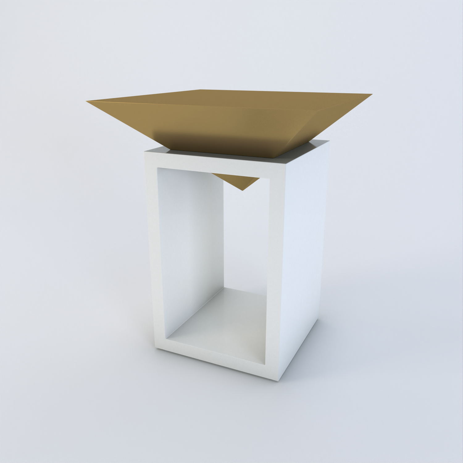 Louvre Quartz Side Table