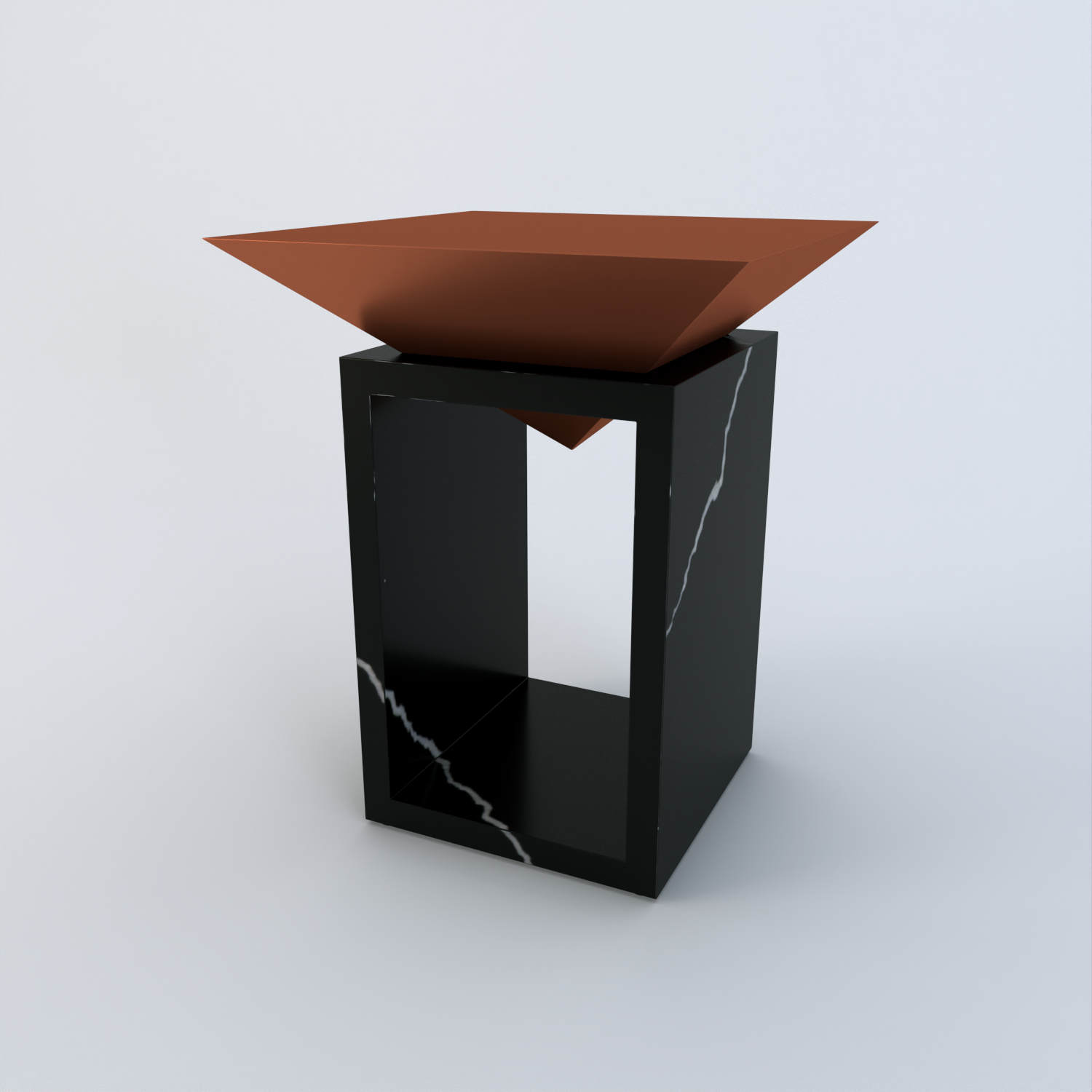 Louvre Quartz Side Table