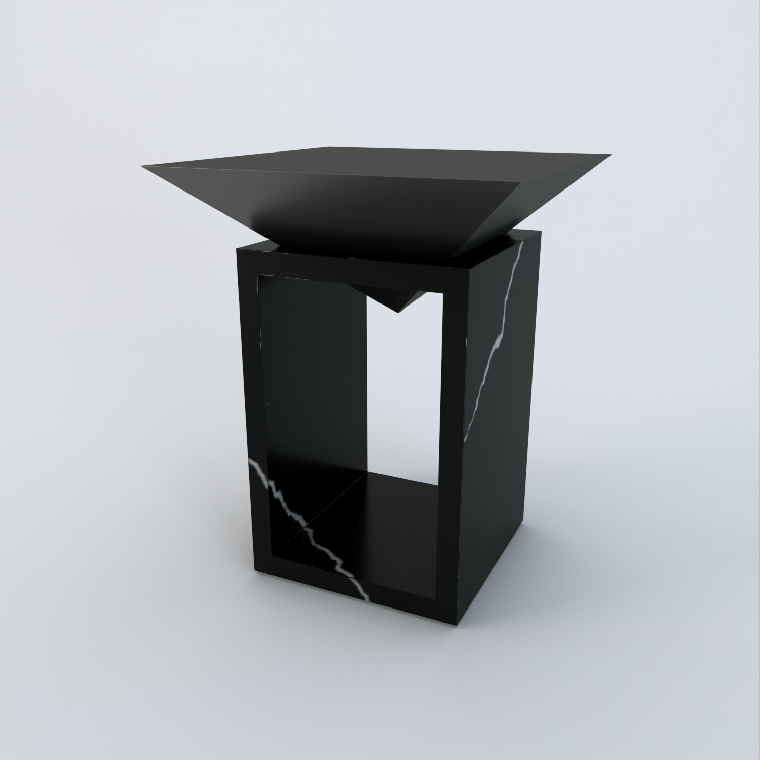 Louvre Quartz Side Table