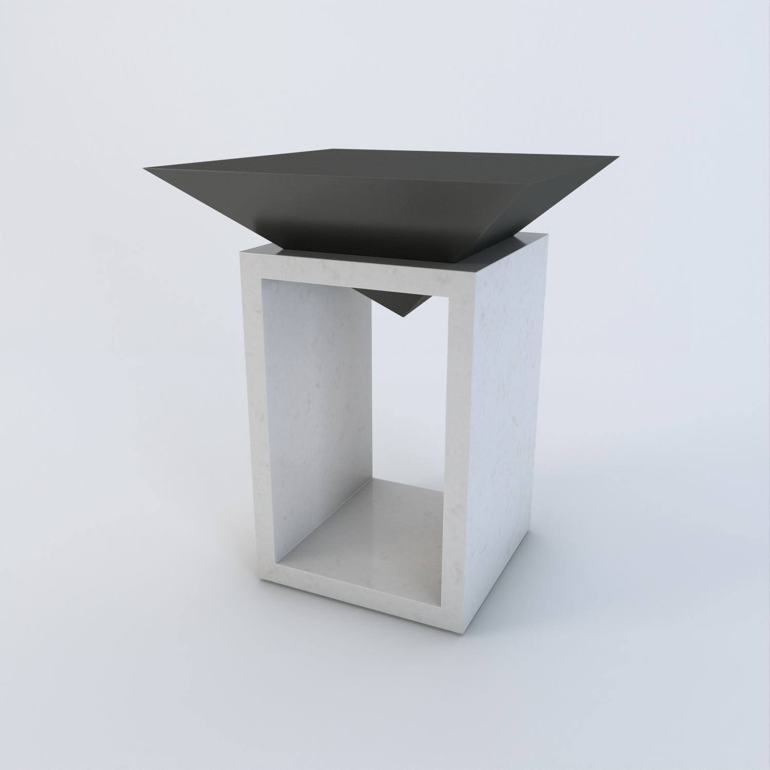 Louvre Quartz Side Table