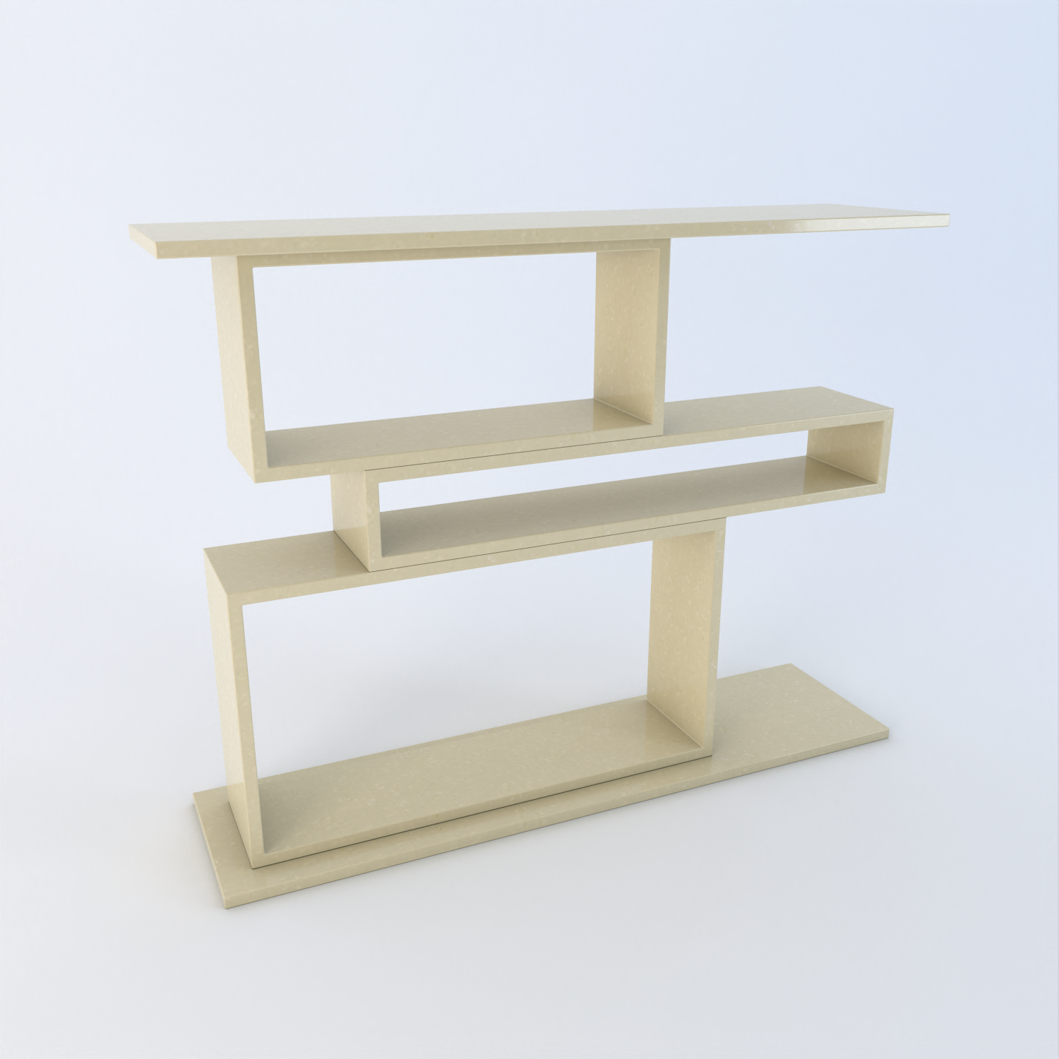 Piazza Quartz Console Table