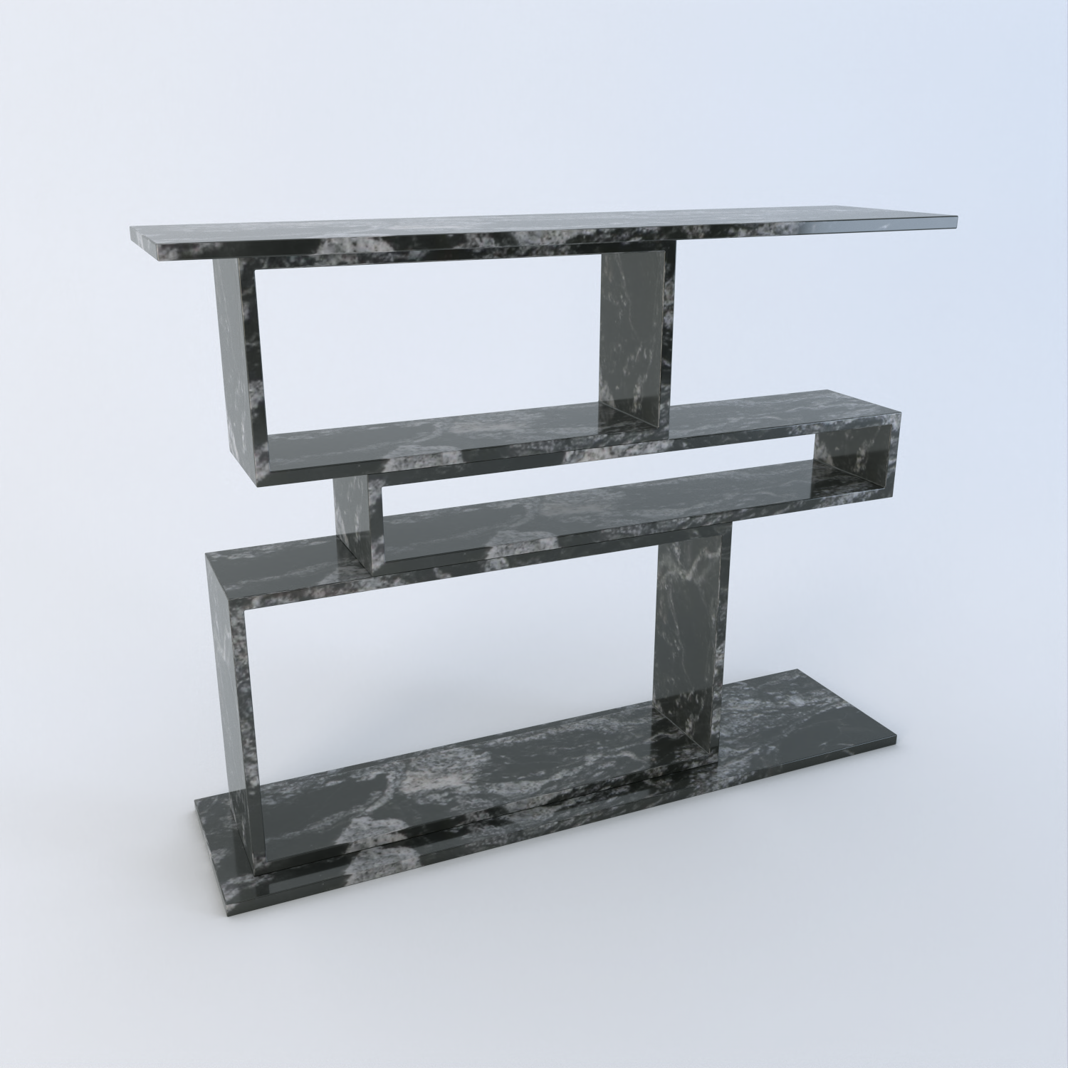 Piazza Granite Console Table