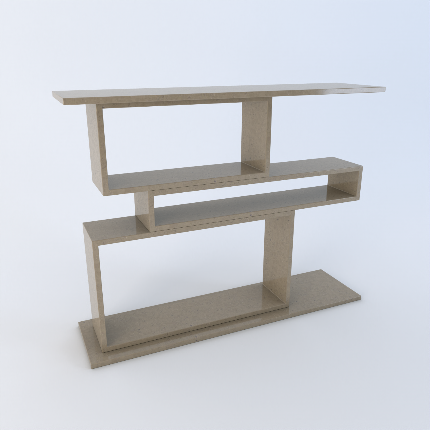 Piazza Quartz Console Table