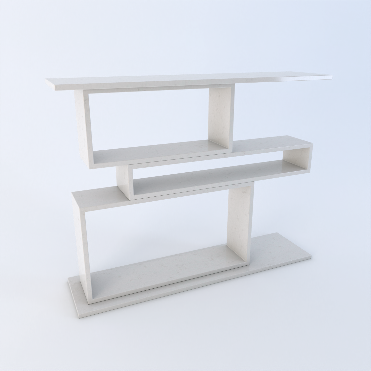 Piazza Quartz Console Table