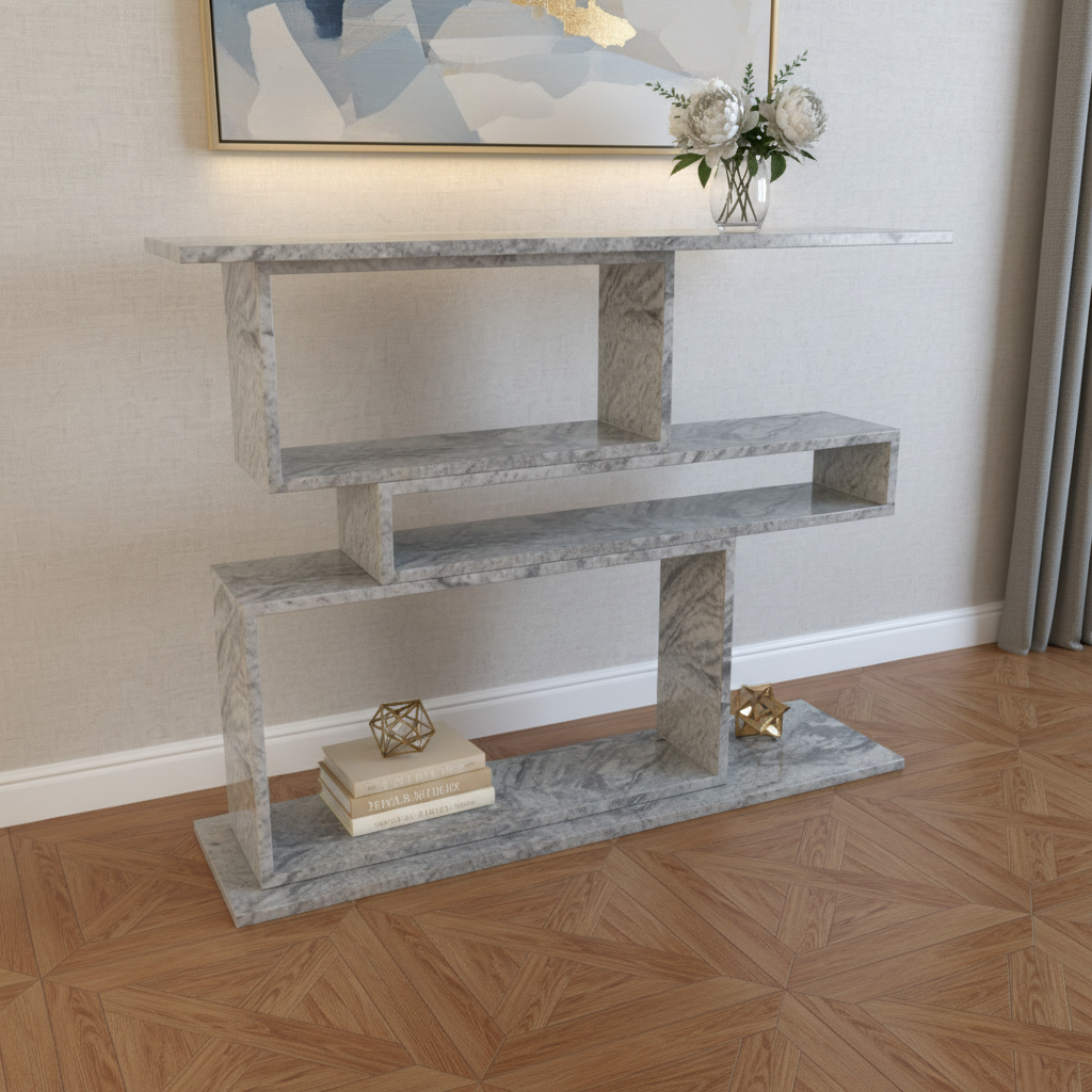 Piazza Granite Console Table