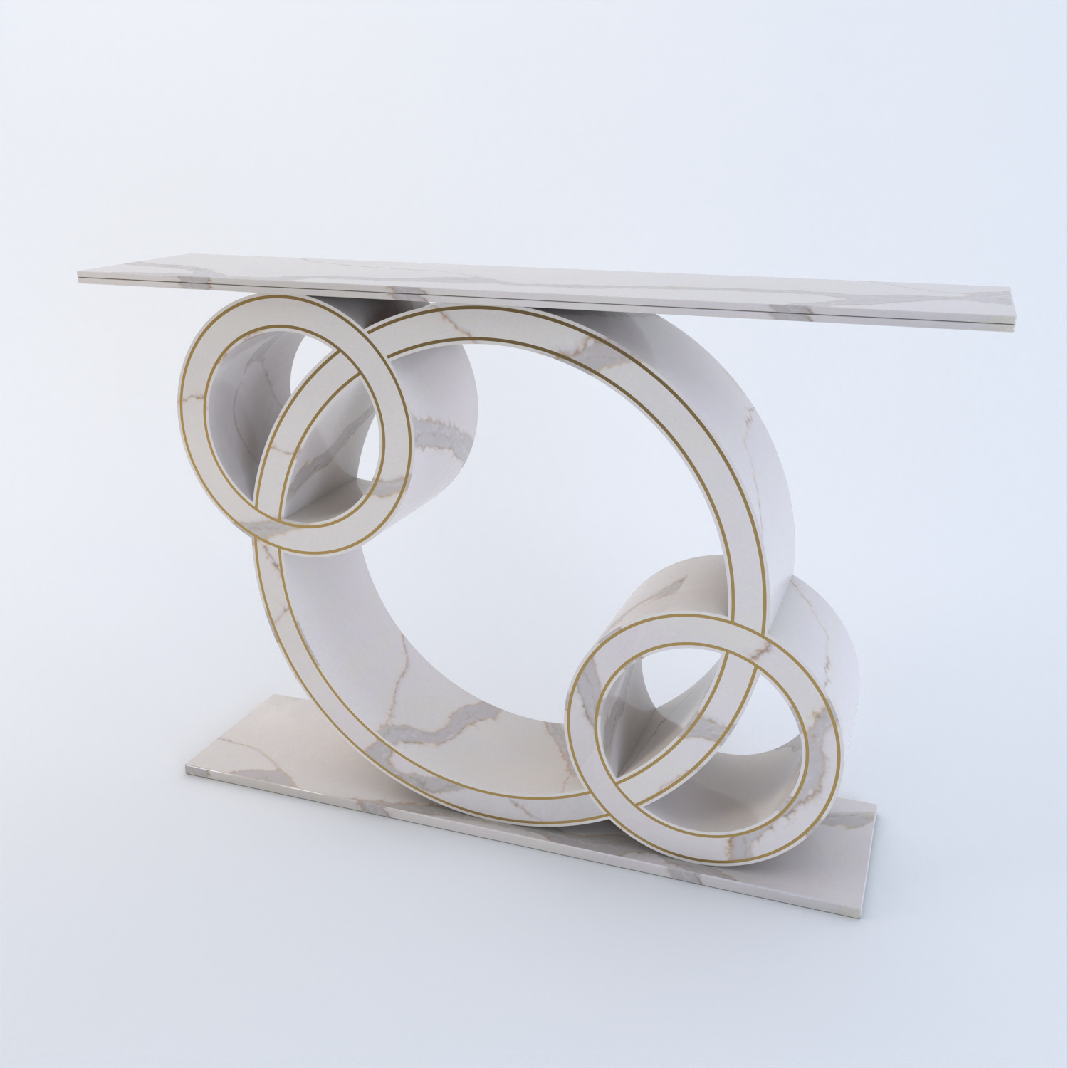 Sorrento Quartz Console Table