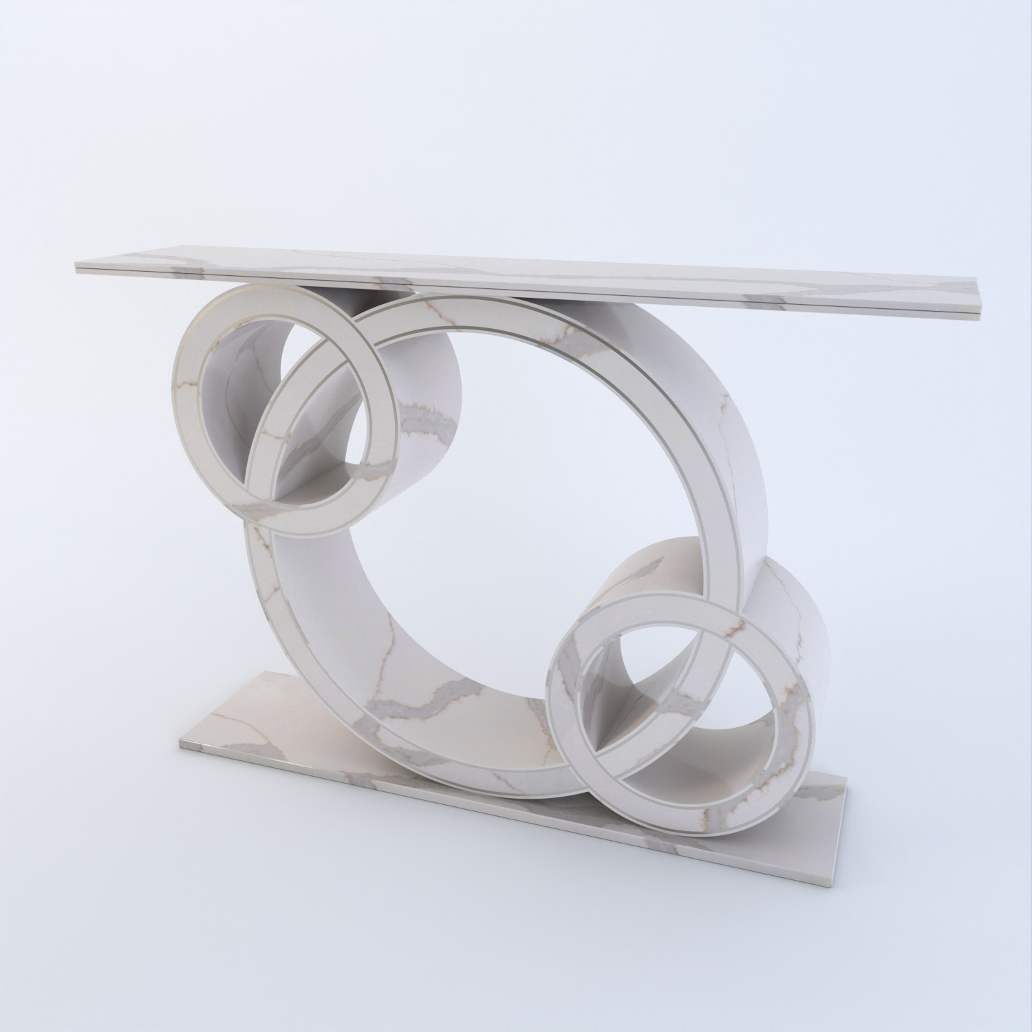 Sorrento Quartz Console Table